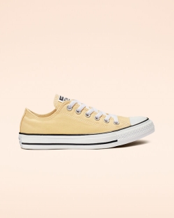 Zapatos Bajos Converse Chuck Taylor All Star Seasonal Color Para Mujer - Amarillo/Blancas | Spain-16